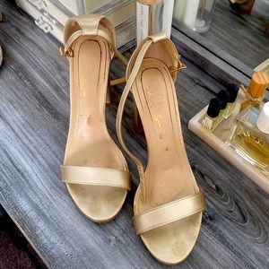 Gold heels